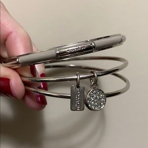 Set of 3 Coach Bangles